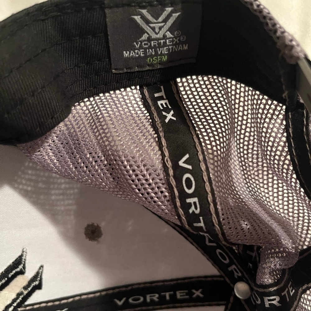 Vortex Logo Cap Snapback with Gray Mesh Back - Picture 11 of 11